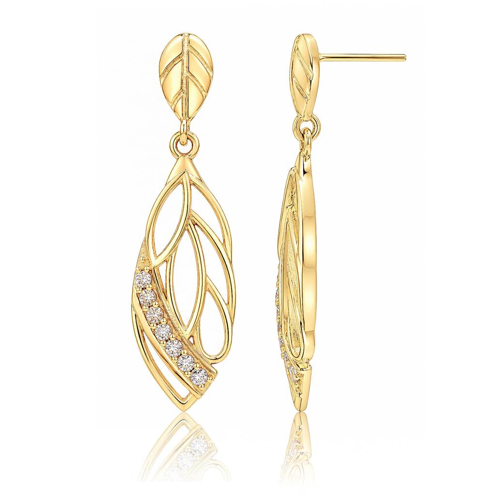 Verdora Twist Dangle Earrings : 8905124581881