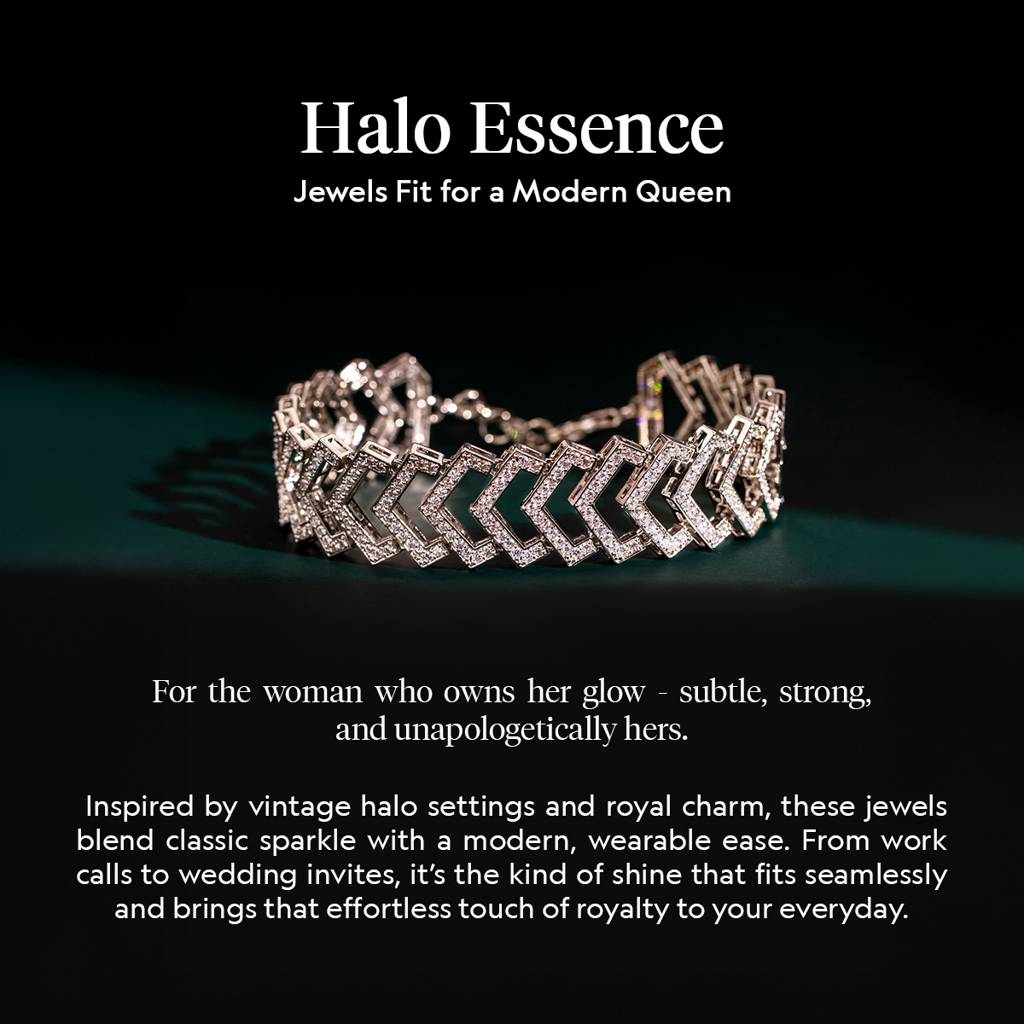 Halo Essence Statement Floral Halo Ring : 8905124552270
