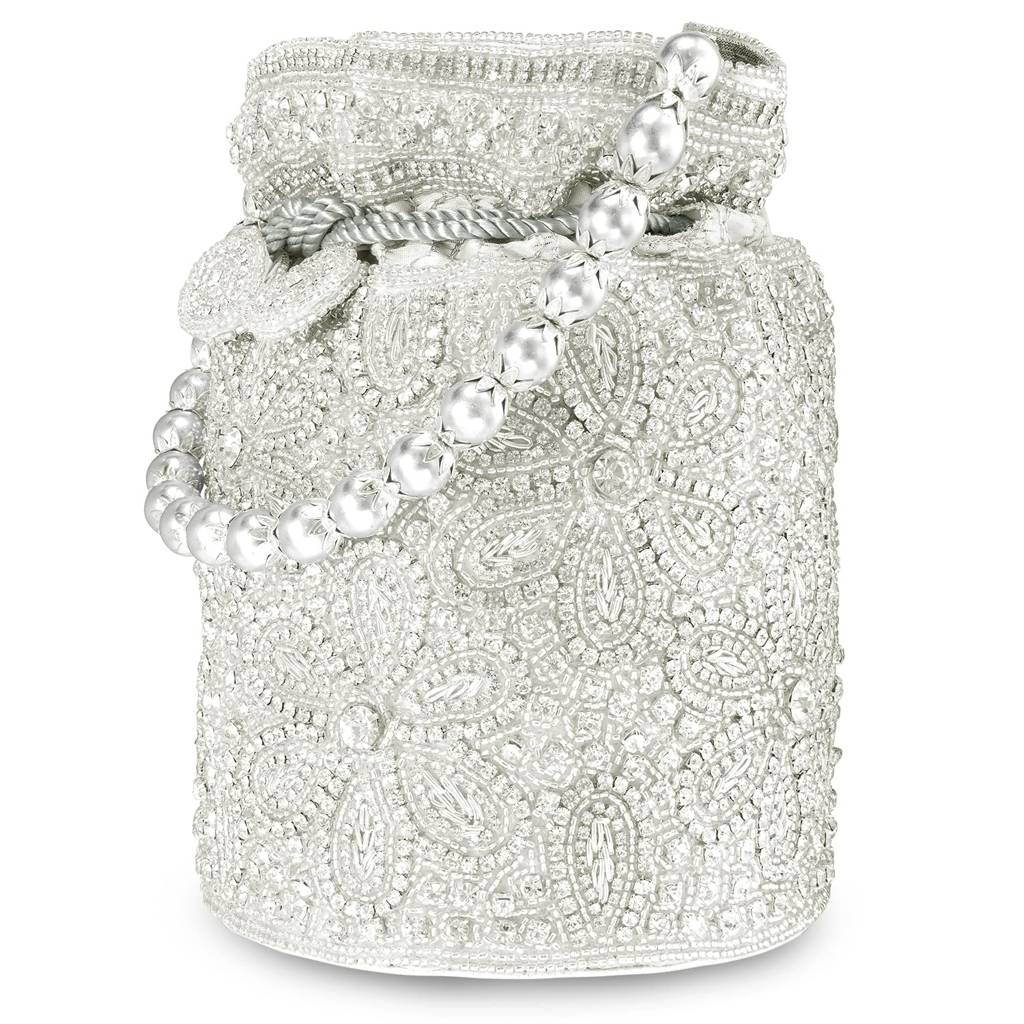 Potli Bags For Women Evening Bag Clutch Ethnic Bride Purse With Drawstring (P69S) : P69S