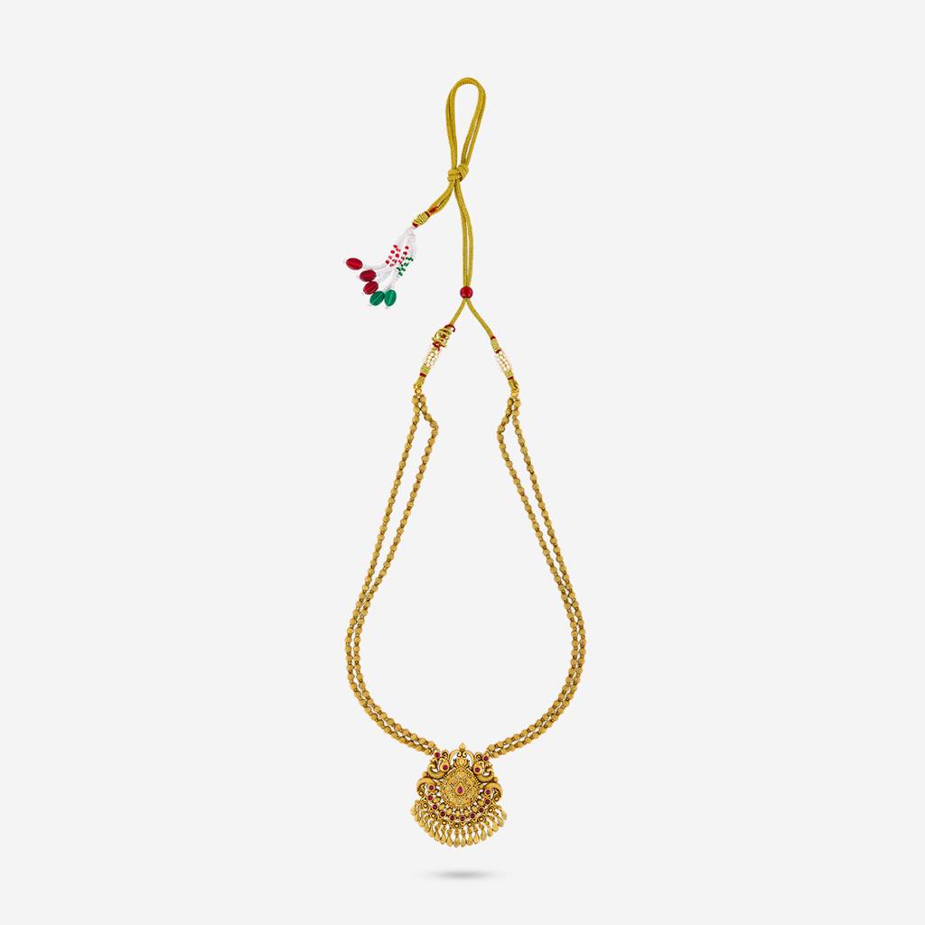 Ruby Gold - Plated Bridesmaid Antique Necklace - 449476 : 449476