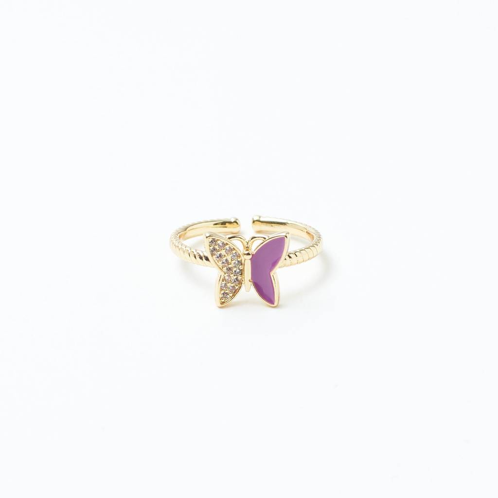 Lilac Fantasy Butterfly Ring : RS12839-G-PPL
