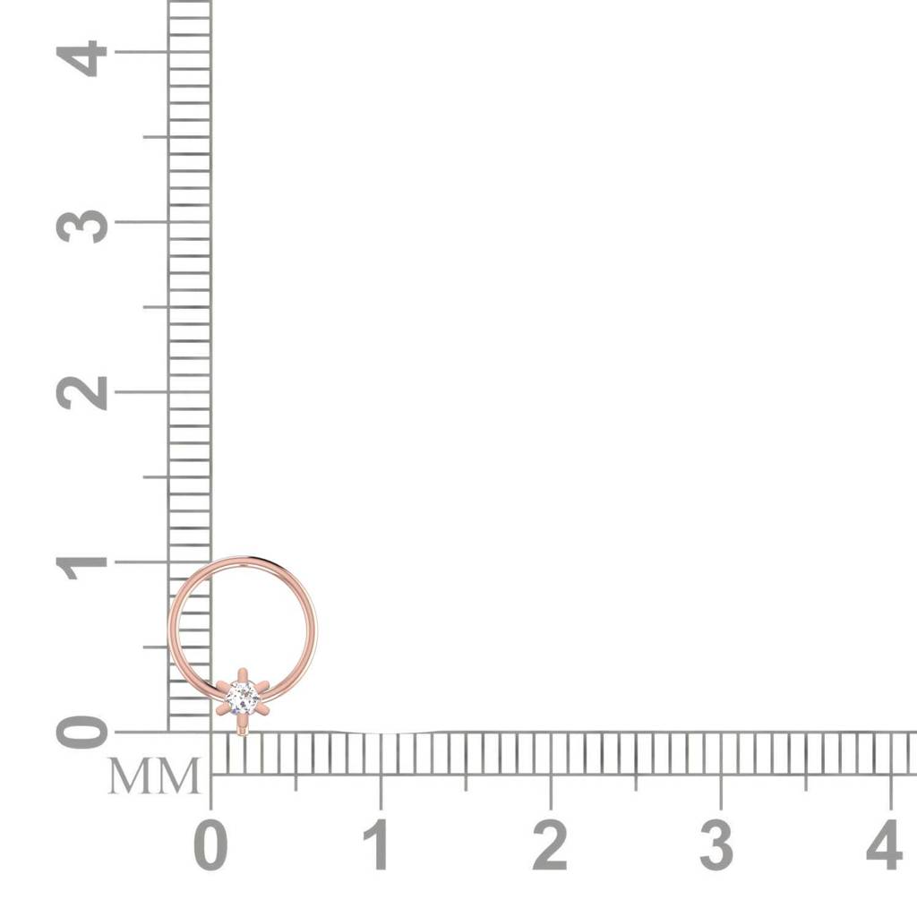 Avsar 9K Bis Hallmarked | Nosepin For Women/Girls |  Avno090 : AVNO090PC