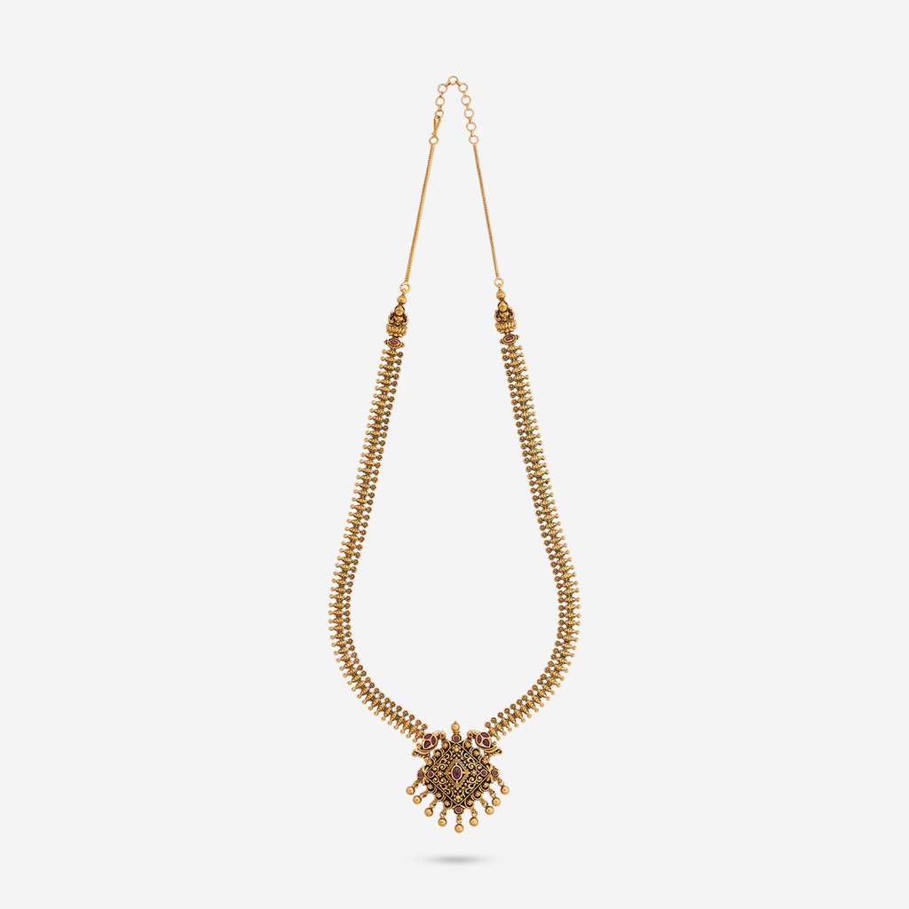 Ruby Gold - Plated Bridesmaid Antique Necklace - 452362 : 452362