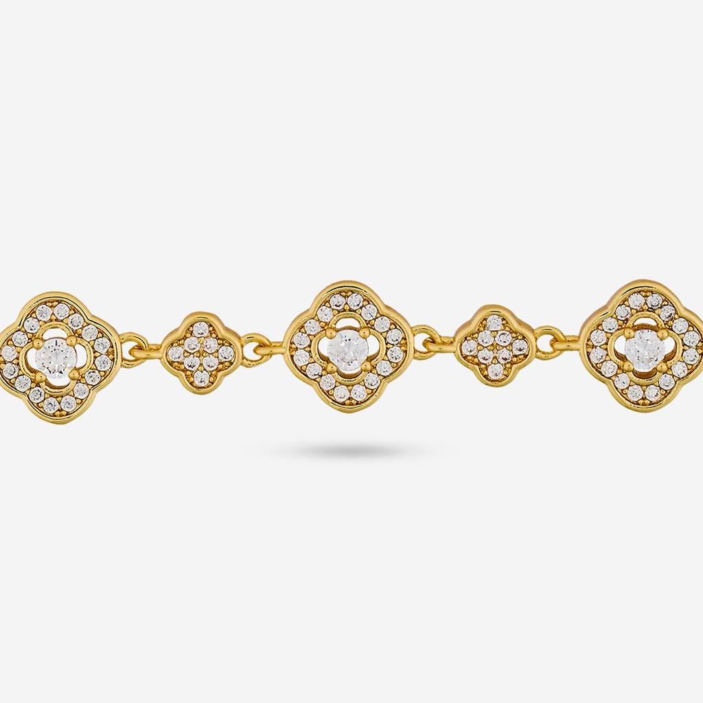 Party Wear Zircon Bracelet - 466942 : 466942