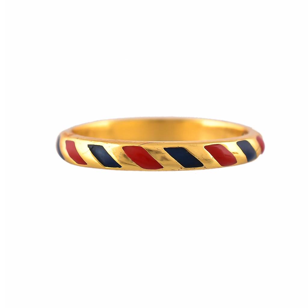Valentine'S Day Chevron Enamel Stackable Rings : 8905124516340