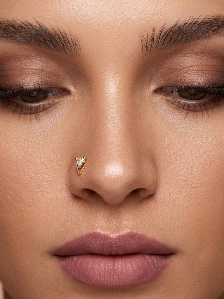 Hoop Silver Nose Ring : FRNP4183