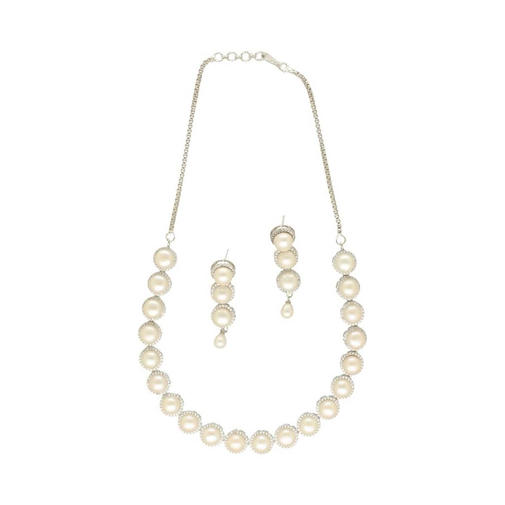 Tara Pearl Necklace Set : JPFEB-26-020
