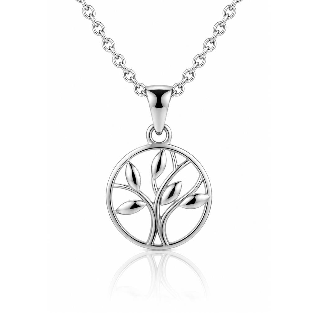 Sacred Symbols Tree Circle Pendant : 8905124580983
