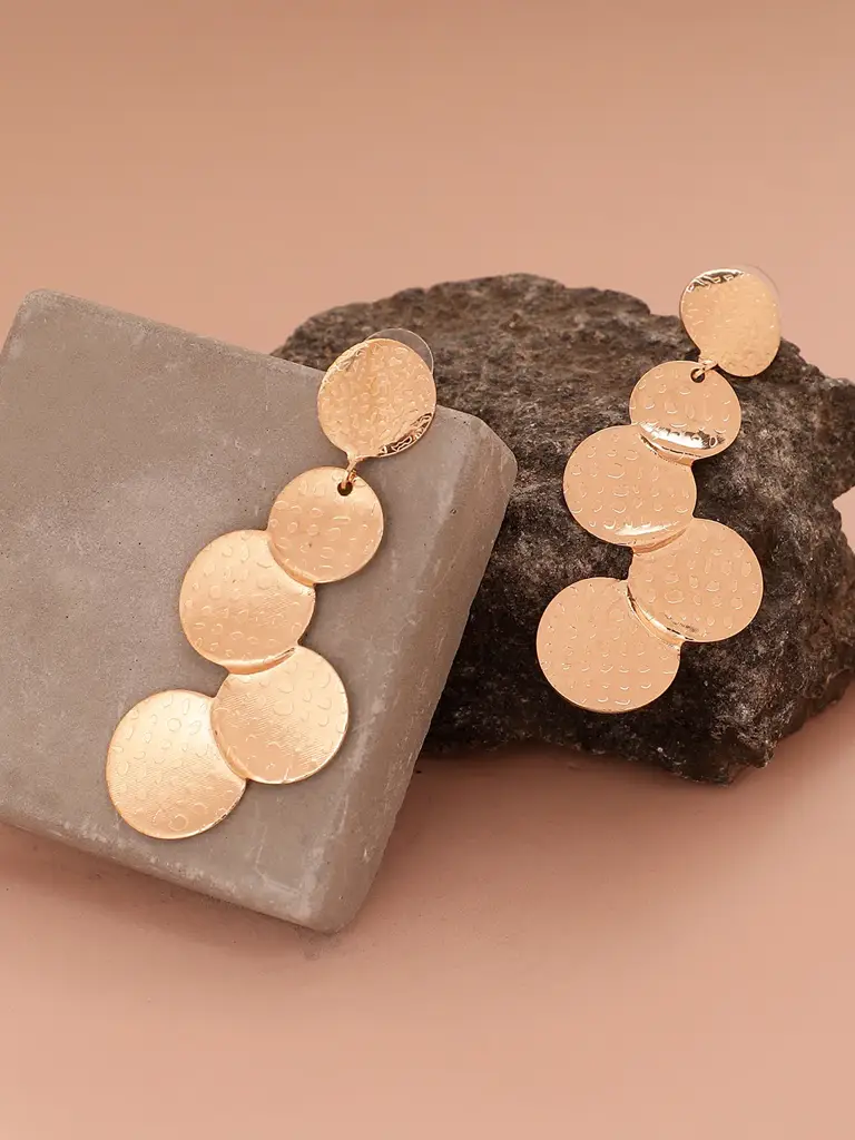 Yannick-Silver Plated Designer Drop Earrings : SOHEAR4079