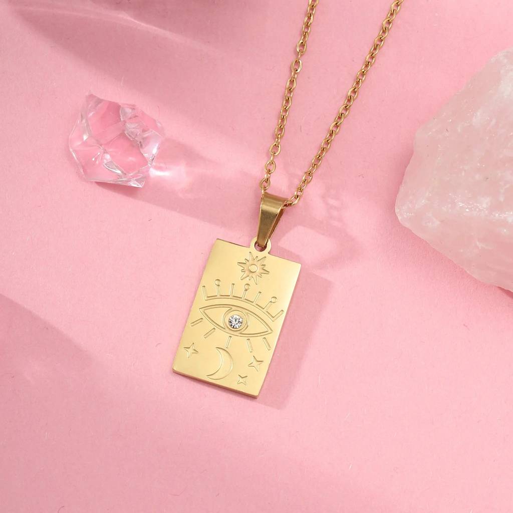 Love Destiny Necklace And Bracelet Combo : NBC-034-G-1