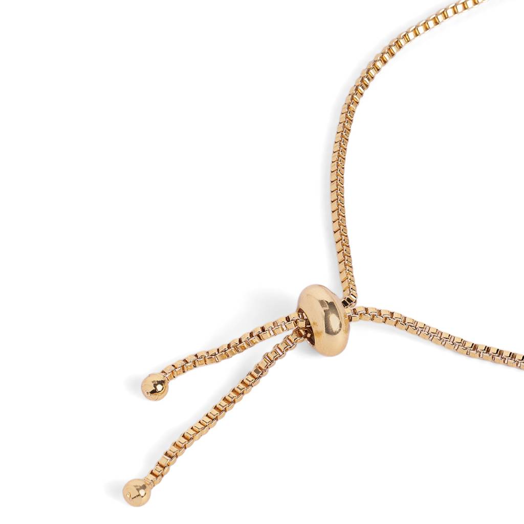 Cz Star Bracelet | Adjustable Chain | Minimal Luxe Style : AD-207-IGWE-BR