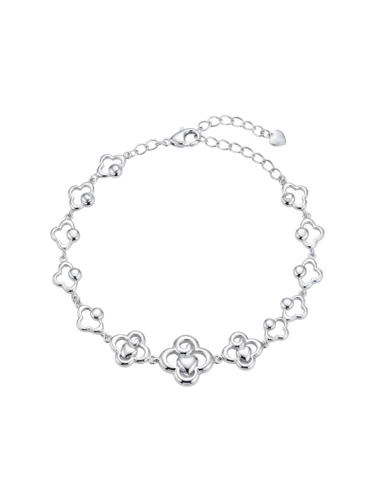 925 Silver Sparkling Infinity Bracelet For Women : BR-59