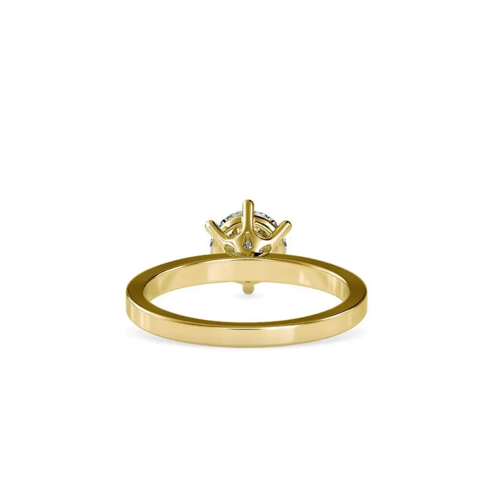1.1 Carat Majestic Round Solitaire Ring : 09kWhiteZNR59F10