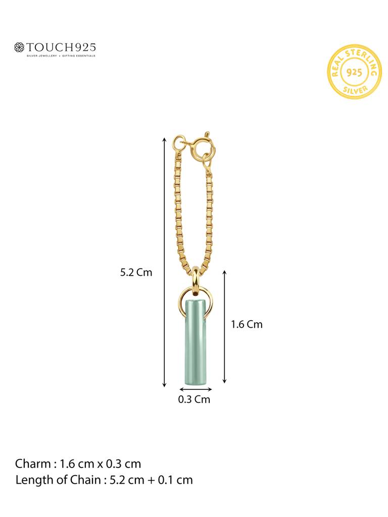 Zia Birthstone Charm (Aug) : AHBSCH108