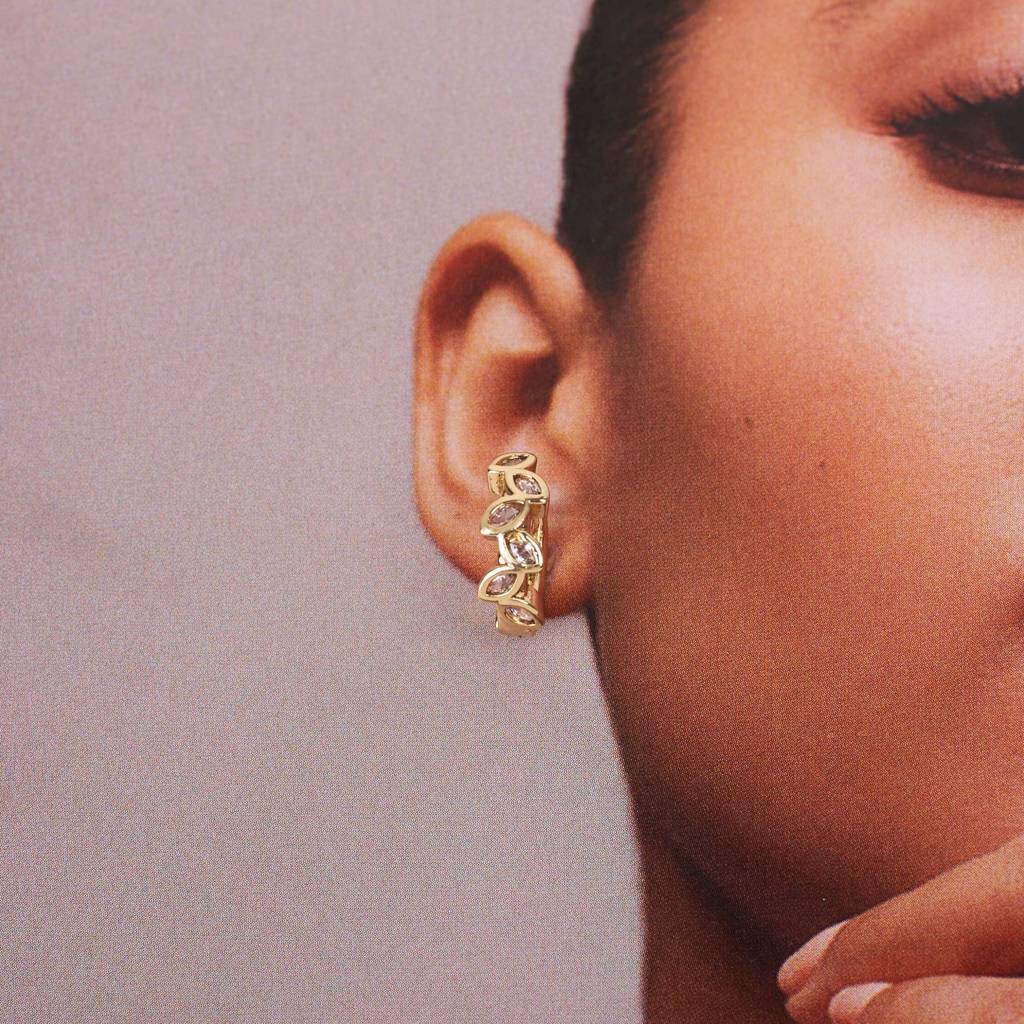 Leaf Cluster Earrings : ES14556-G