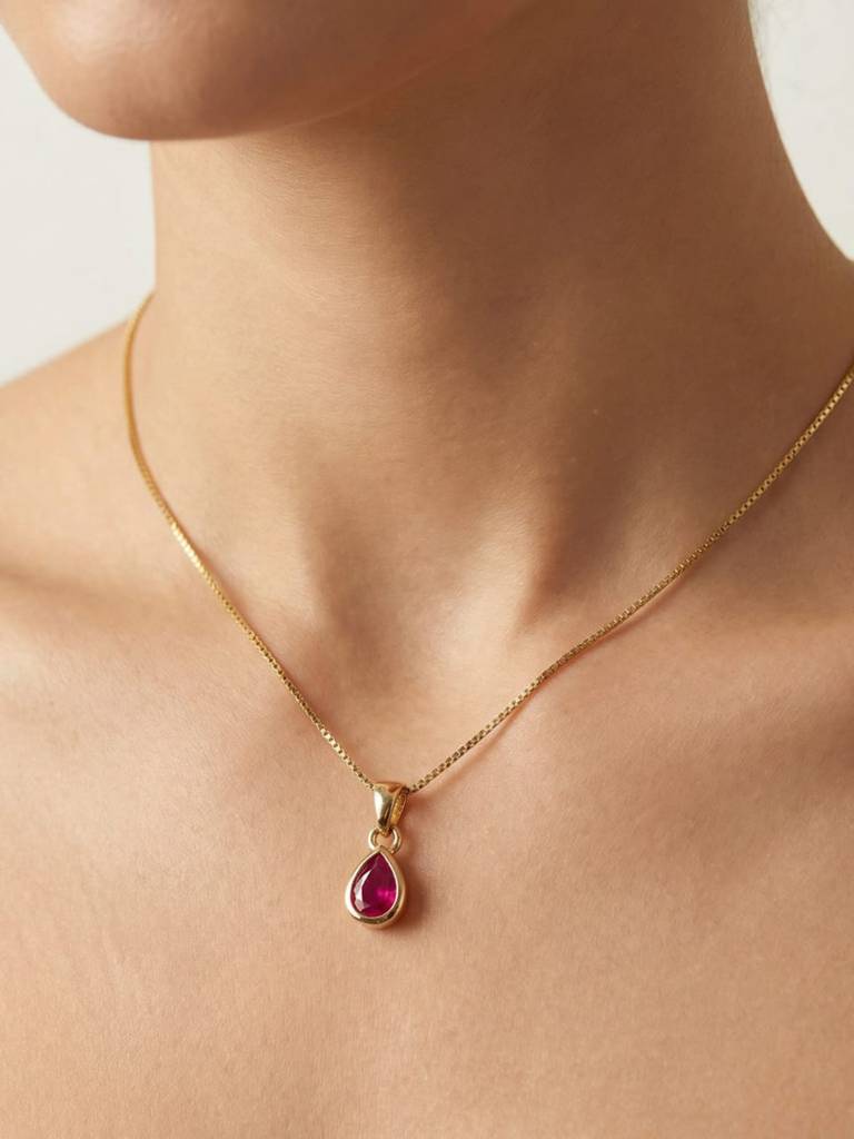 July Birthstone Pendant : CBSPD90