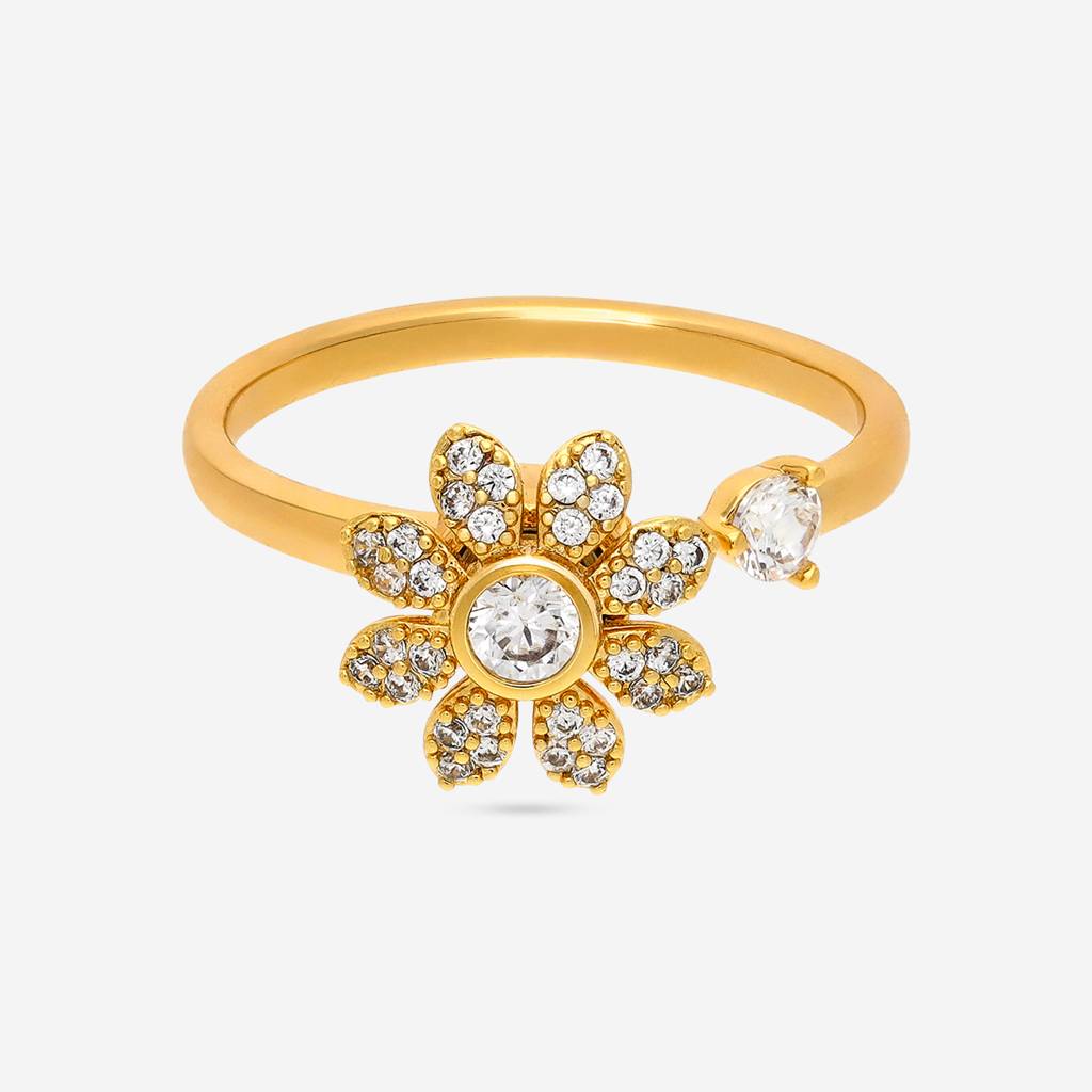 Plated Casual Wear Trendy Zircon Finger Ring - 464164 : 464164
