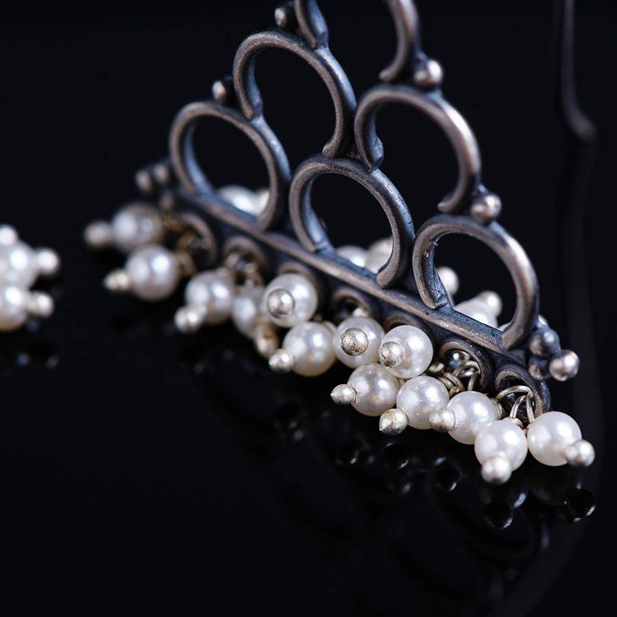 Filigree Pyramid Earrings: Hook Style : 59828375