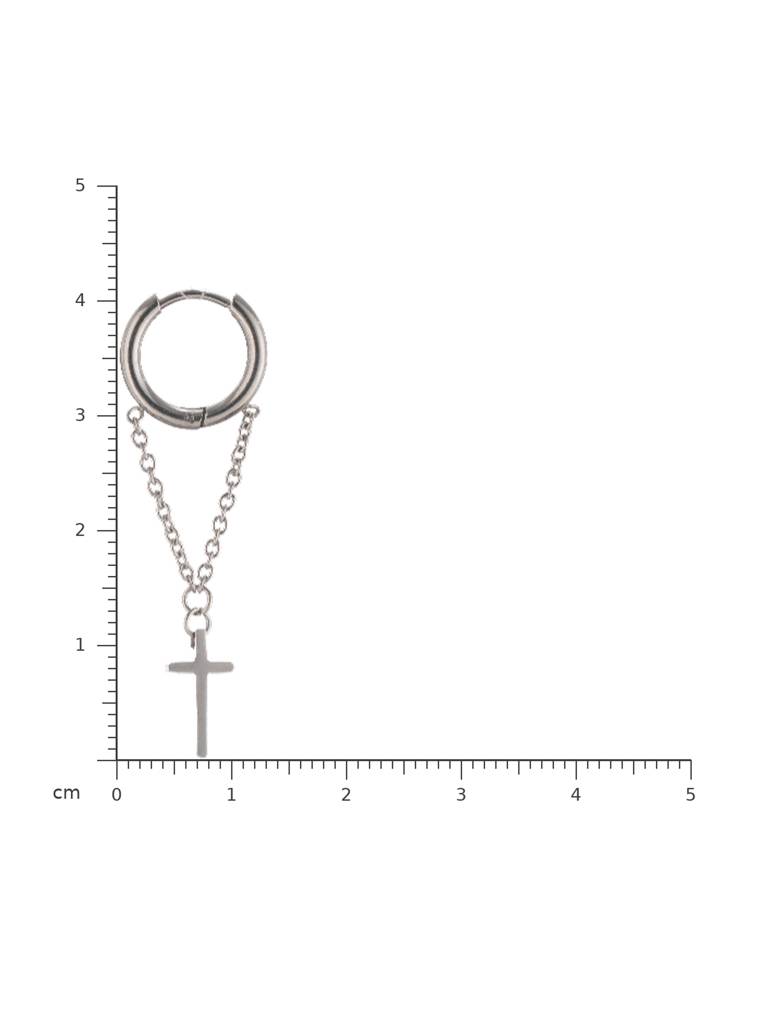 Faith Chain Hoop : Z-MN-ER-011