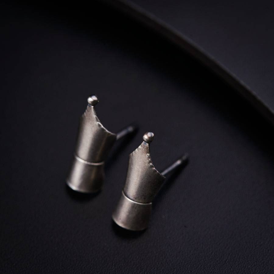 Silver Nib Earrings : 08960407