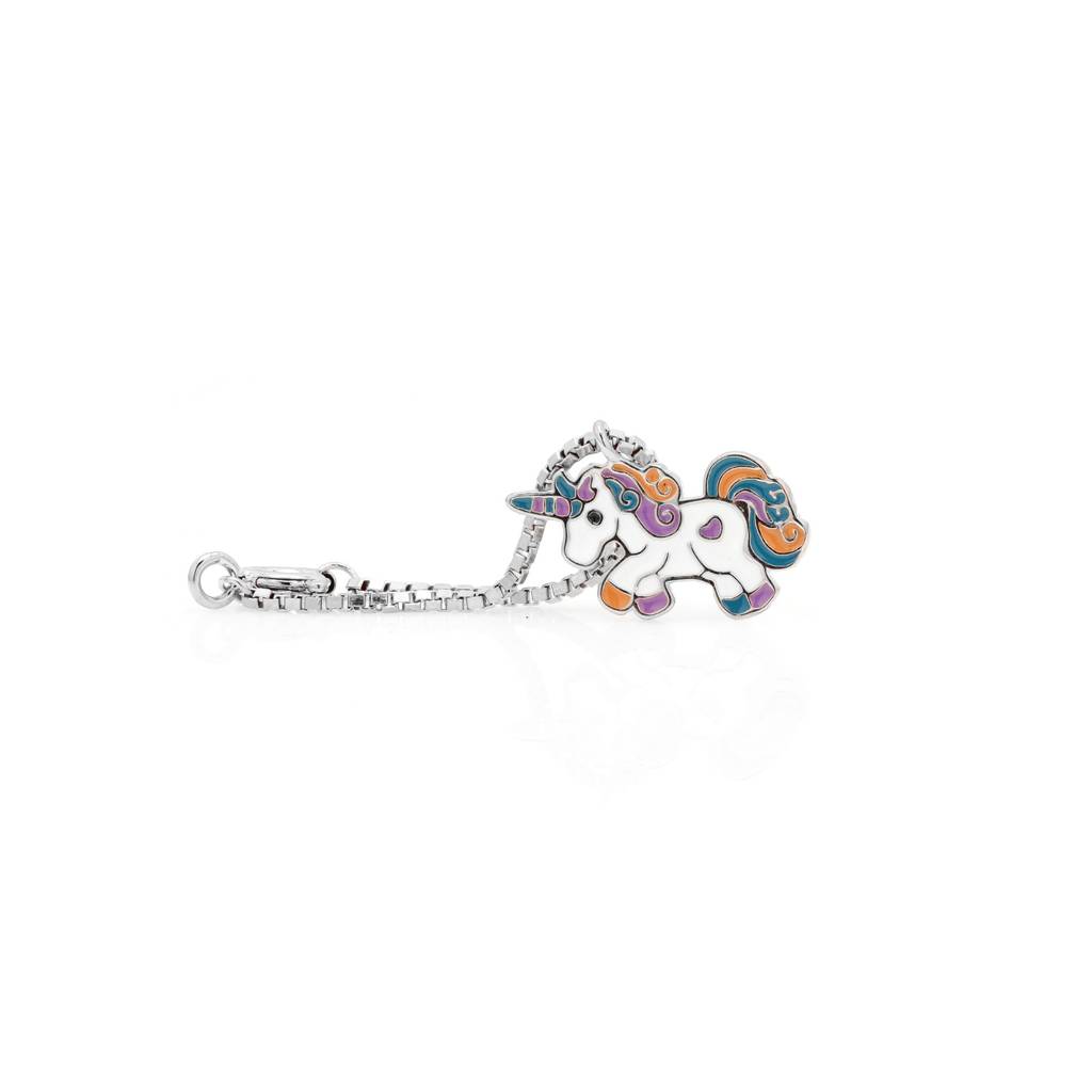Pure 925 Silver Unicorn Watch Charm Jewellery Accessory For Kids | Pure Silver Kids Gift Jewellery : TWC6105_2