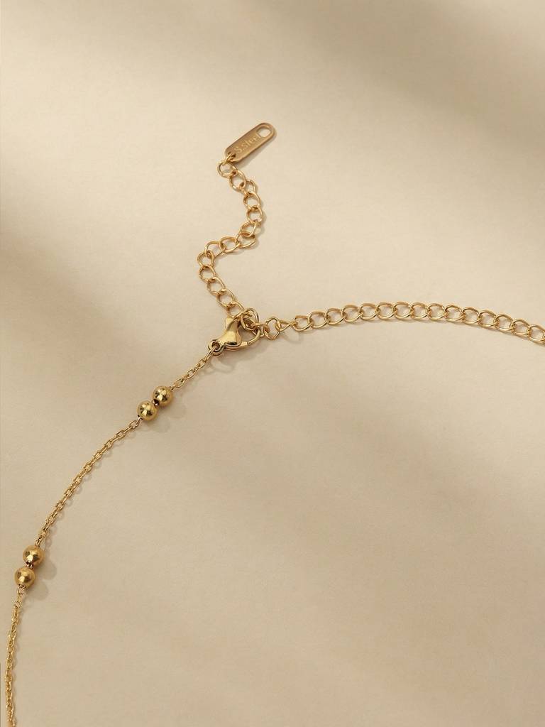 Dual Bead Linked Waist Chain For Women - Waterproof & Anti-Tarnish : W0017