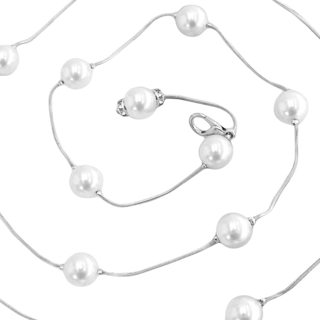 Silver Plated Beads Waist Chain Kamar Bandh Fashionable & Trendy Belly Chain Jewellery For Women & Girls : PX8BCH020S