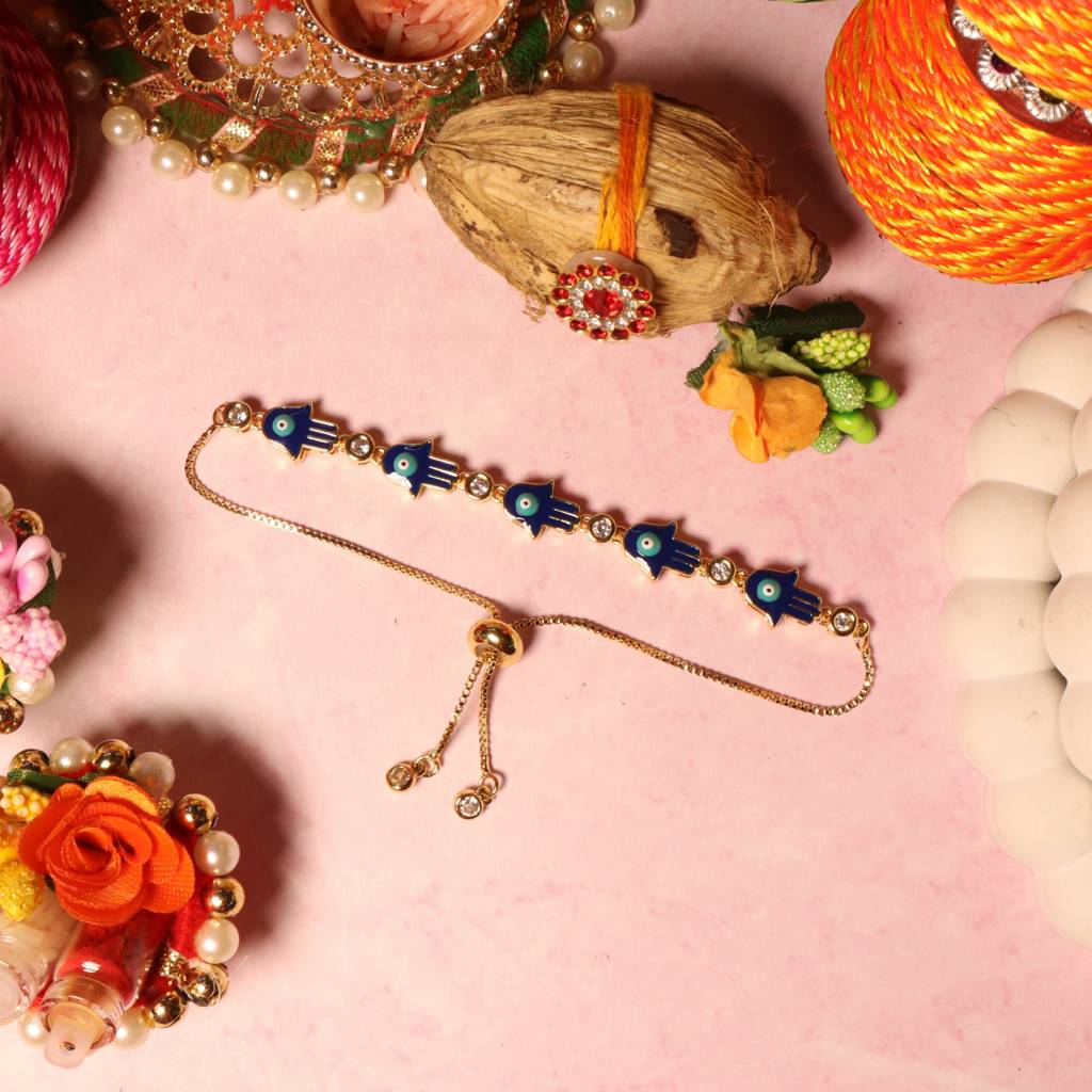 Turkish Evil Eye Rakhi For Sister : BS11679