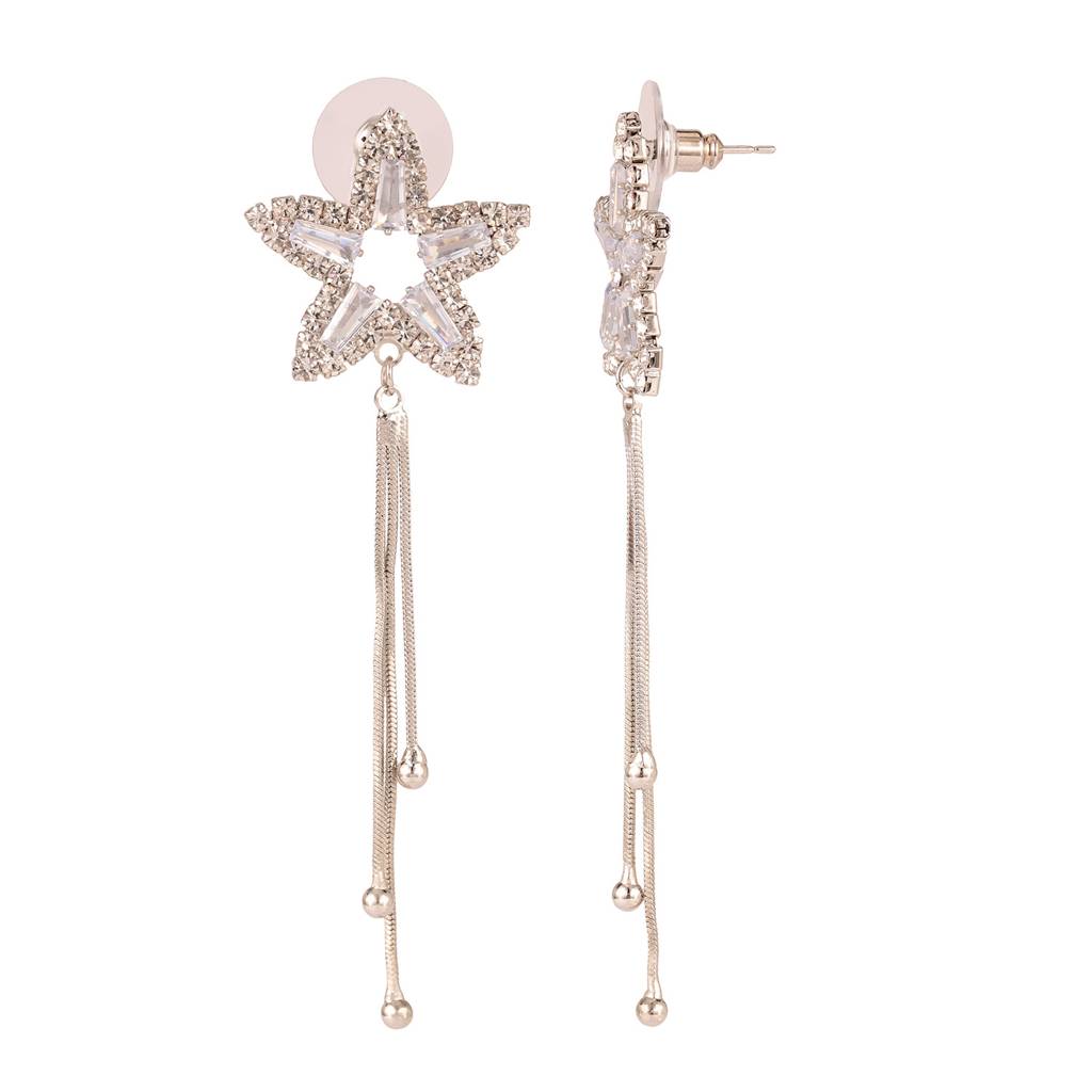 Korean Bling Twilight Starfall Earrings : 8905124563542
