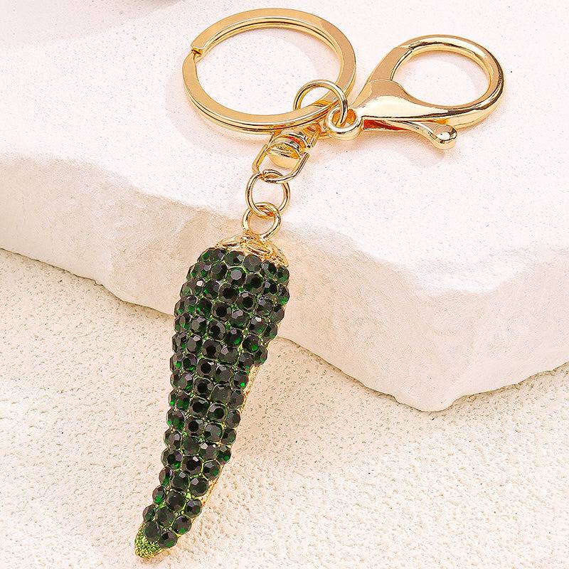 Studded Chilly Bag And Purse Charm : C-BG-0050-G-GR