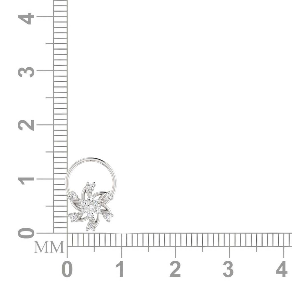 Avsar 9K Bis Hallmarked | Nosepin For Women/Girls |  Avno208 : AVNO208WC