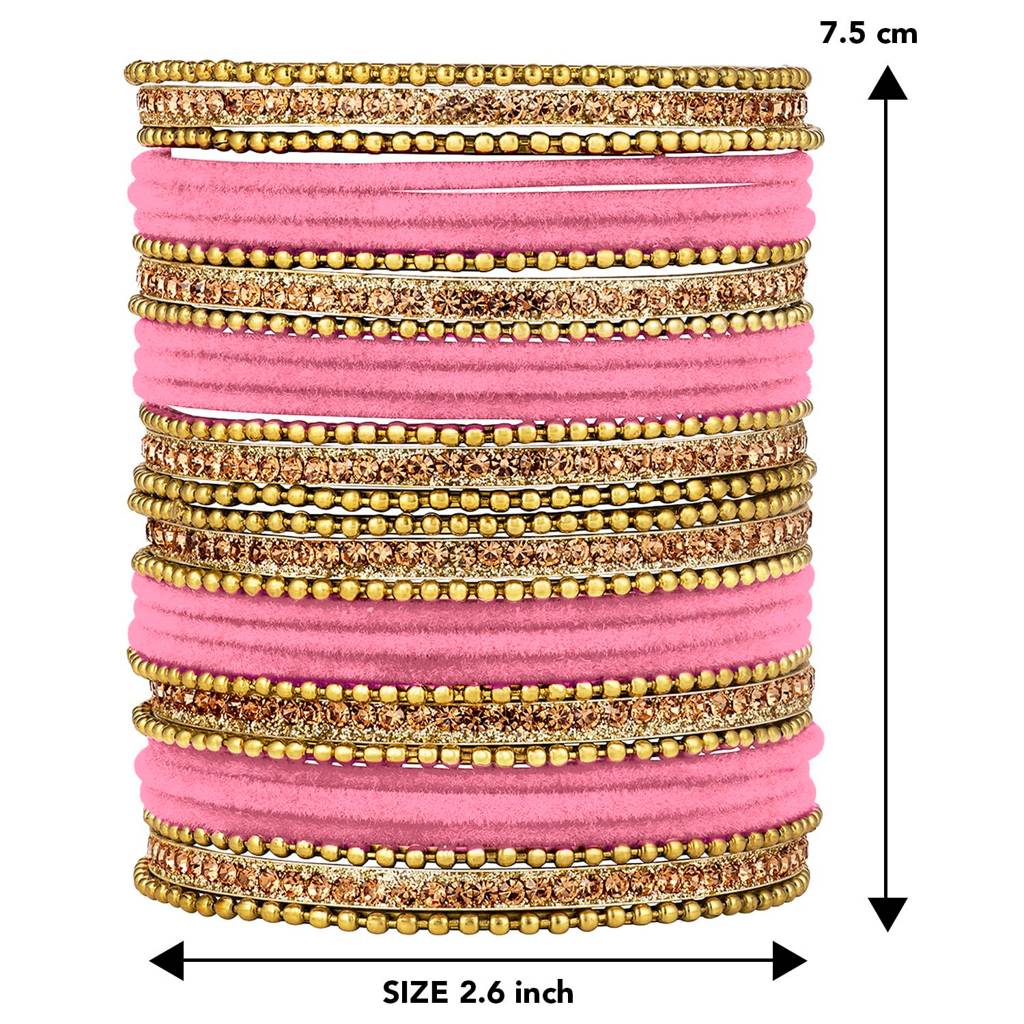 Chuda Bangle Set Indian Traditional Bridal Dulhan Wedding Fashion Jewellery For Women : PF51B34PK