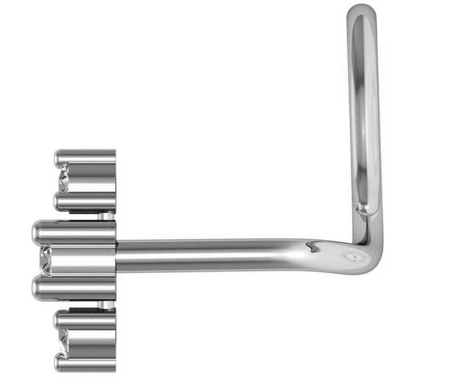 Avsar 9K Bis Hallmarked | Nosepin For Women/Girls |  Avno012 : AVNO012WC