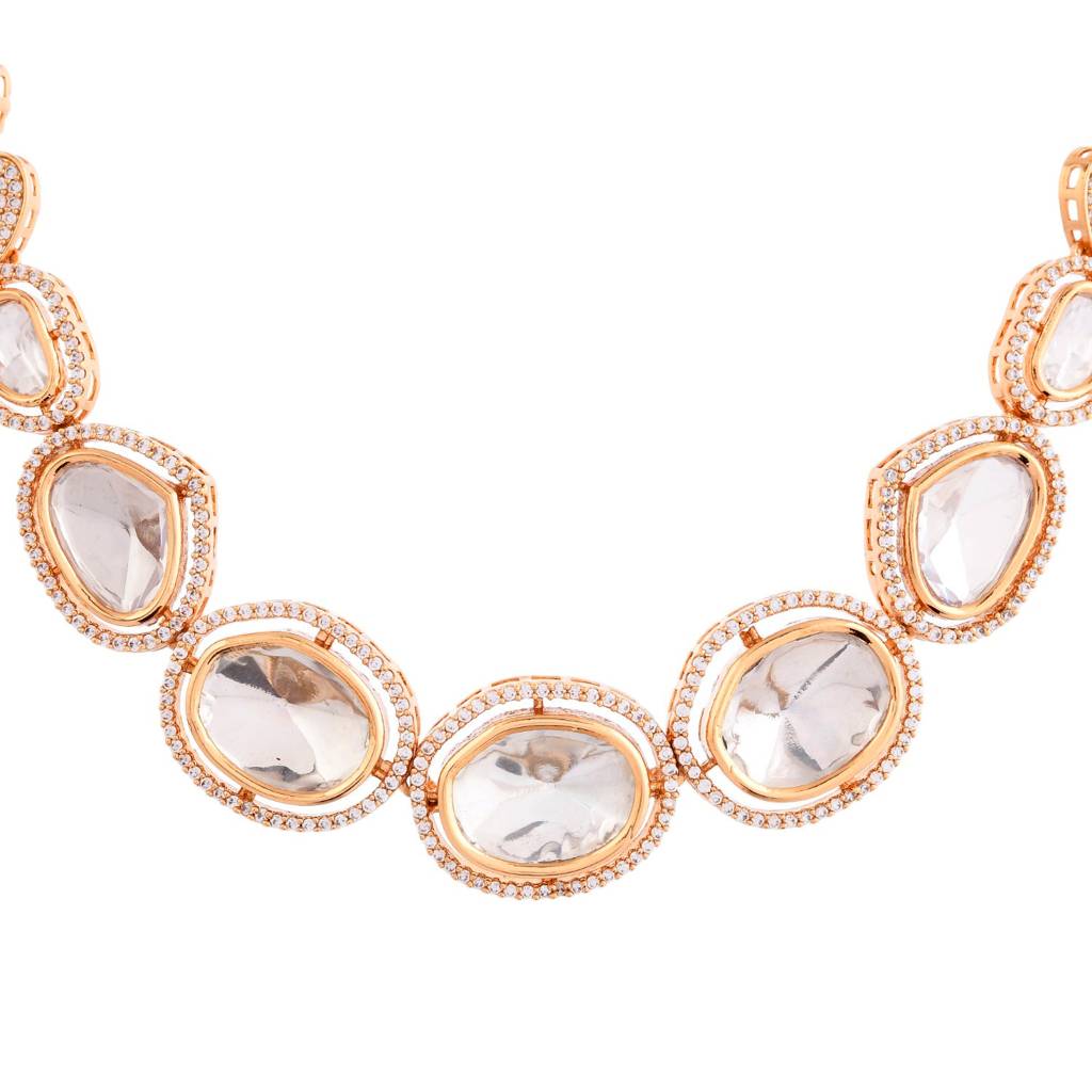 Kundan Opulance Regal Radiance Necklace Set : 8905124527827