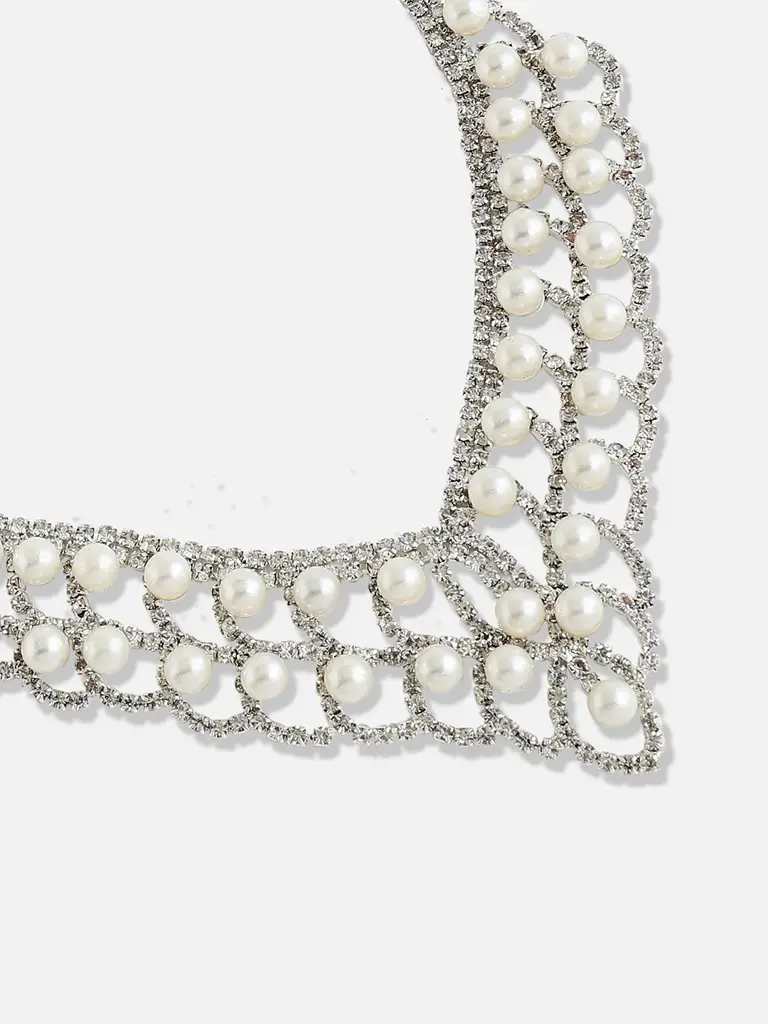 Azaria-Gold Plated Designer Stone Party Necklace For Women : SOHNCK3019