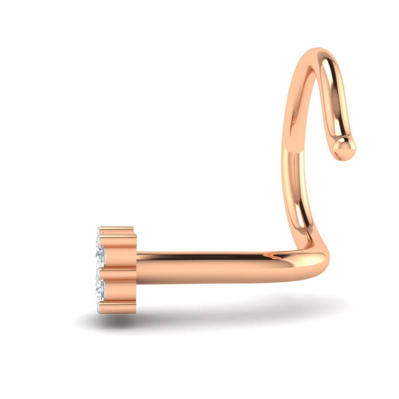 Avsar 9K Bis Hallmarked | Nosepin For Women/Girls |  Avno026 : AVNO026PC