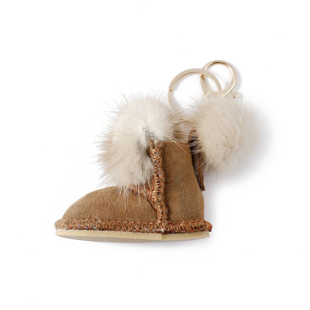 Winter Shoe Bag Charm : C-BG-0078-BE-BR
