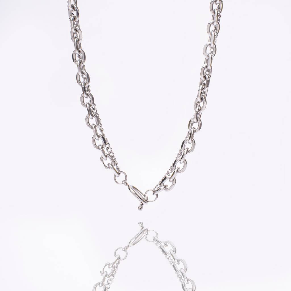 Amalgamation Silver Chain : MN1S0622