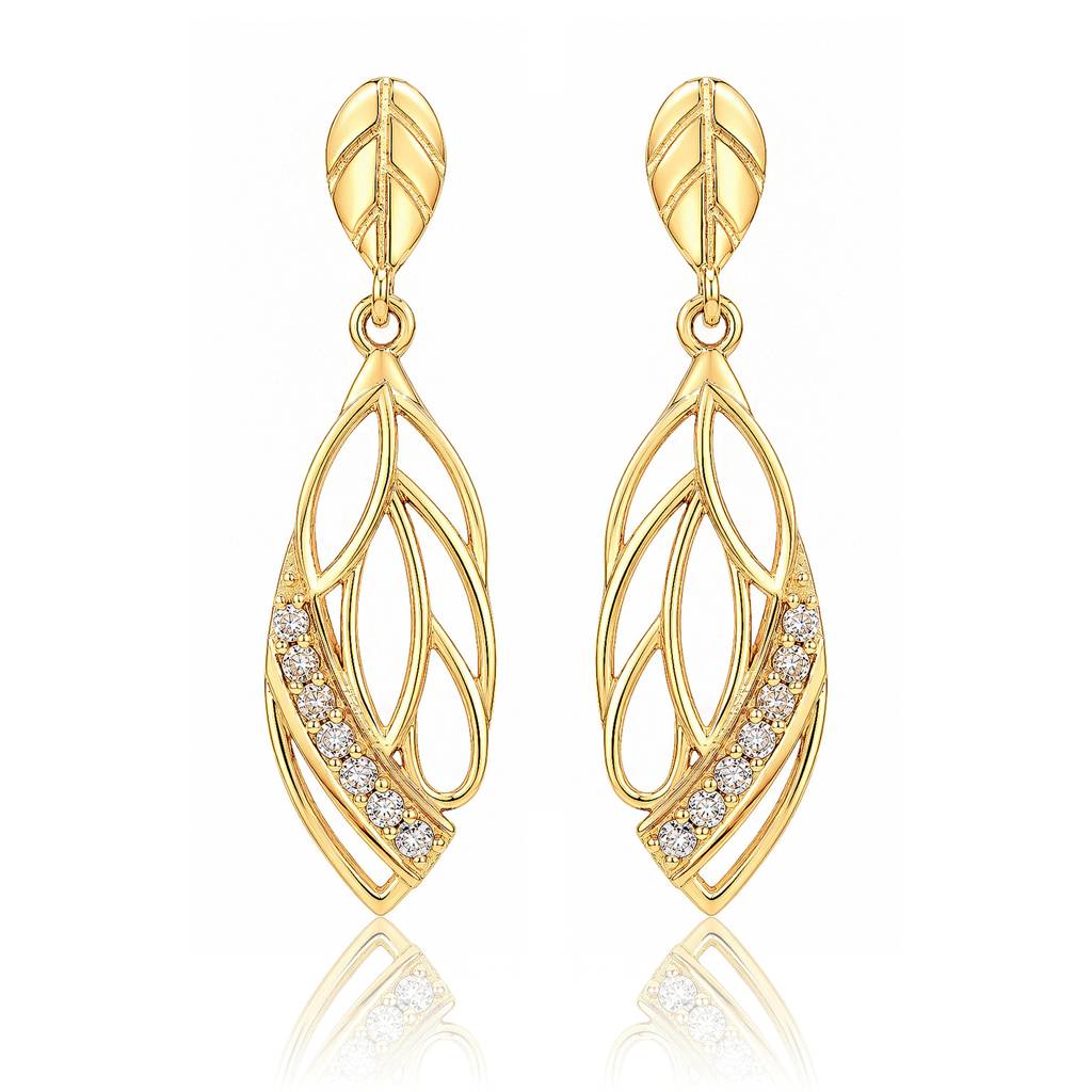 Verdora Twist Dangle Earrings : 8905124581881