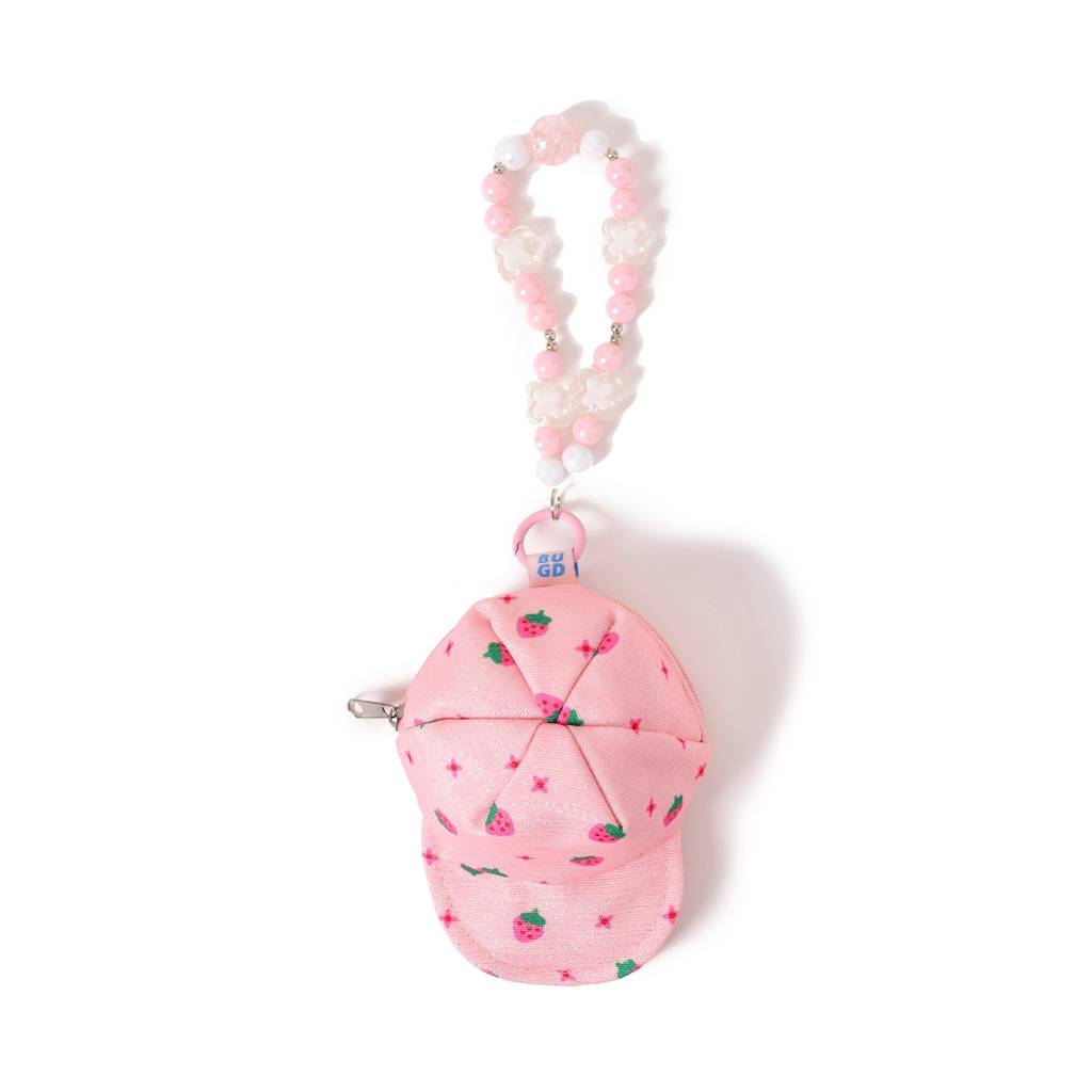 Mini Cap Pouch Charm For Bags : C-BG-0075-PK-DPK