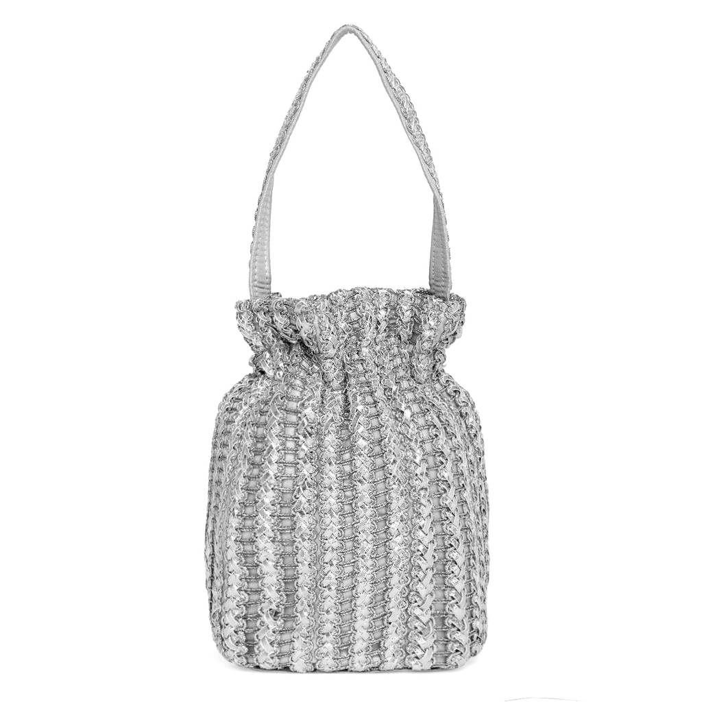 Potli Purses For Women Handmade Evening Handbag Stylish Bridal Fashion Wristlet Bag For Girls (P124C) : P124S