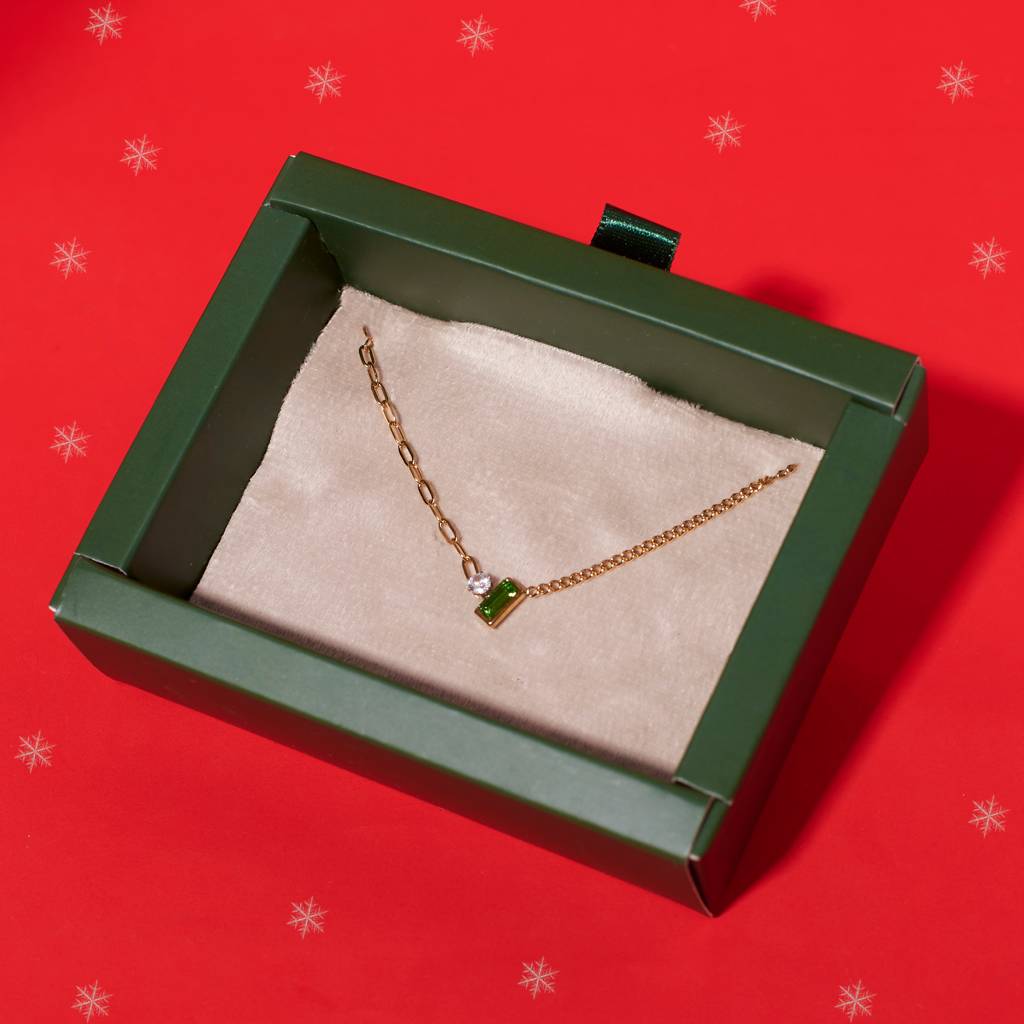 Salty Secret Santa Christmas Classic Knot Gift Box For Women (Necklace + Bracelet Set) : XMAS-BOX2