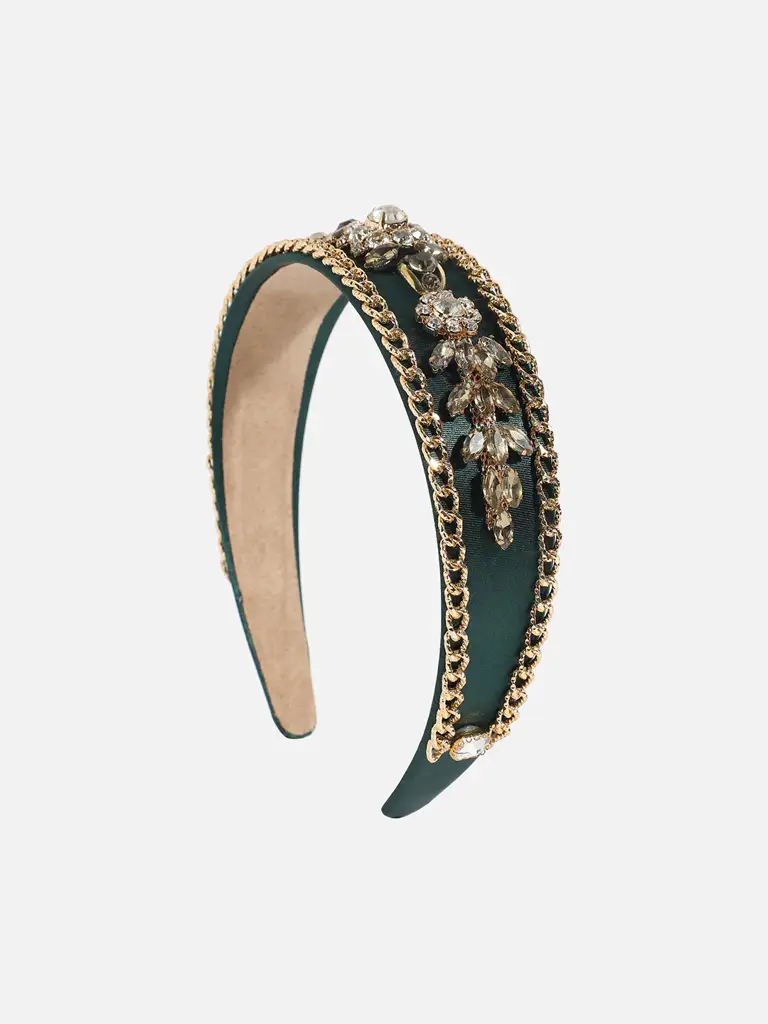 Ofelia-Green Color Hairband : SOHIBD9212