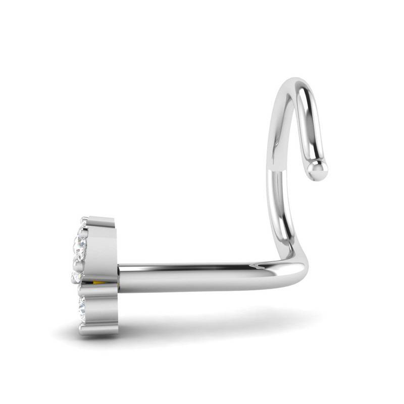 Avsar 9K Bis Hallmarked | Nosepin For Women/Girls |  Avno046 : AVNO046WC