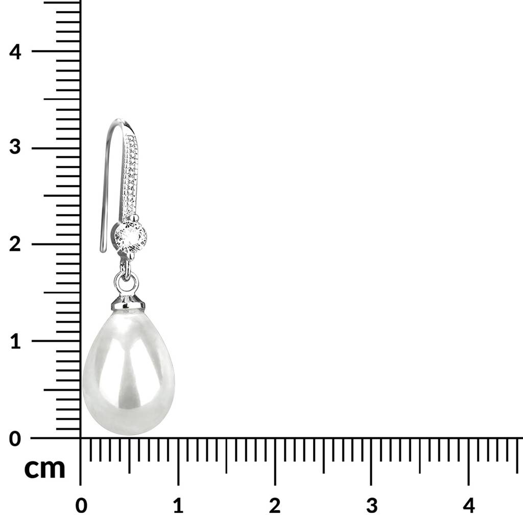 Peora Pearl Studded Silver Plated Drop & Dangle Earrings Fashion Wear Stylish Jewellery Gift For Girls & Women (Px8E92) : PX8E92