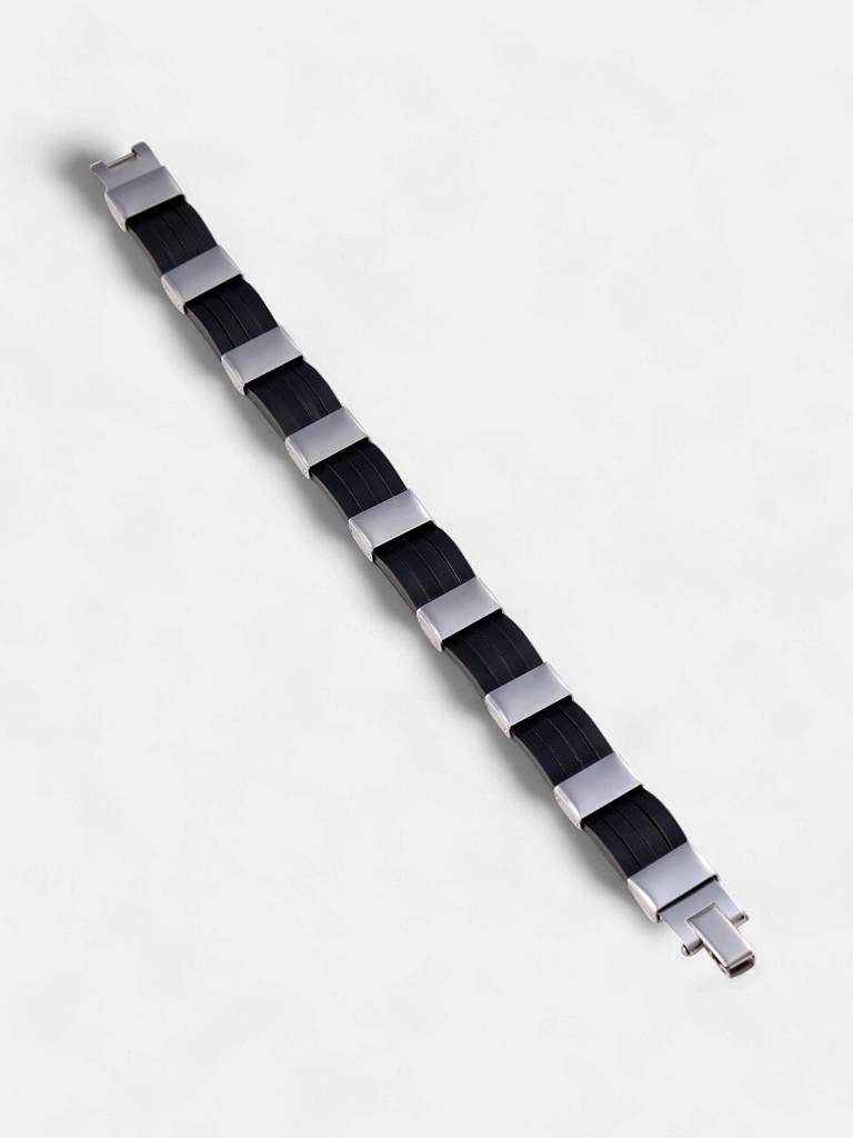 Men'S The Block Tennis Bracelet -  Black : FABR1112