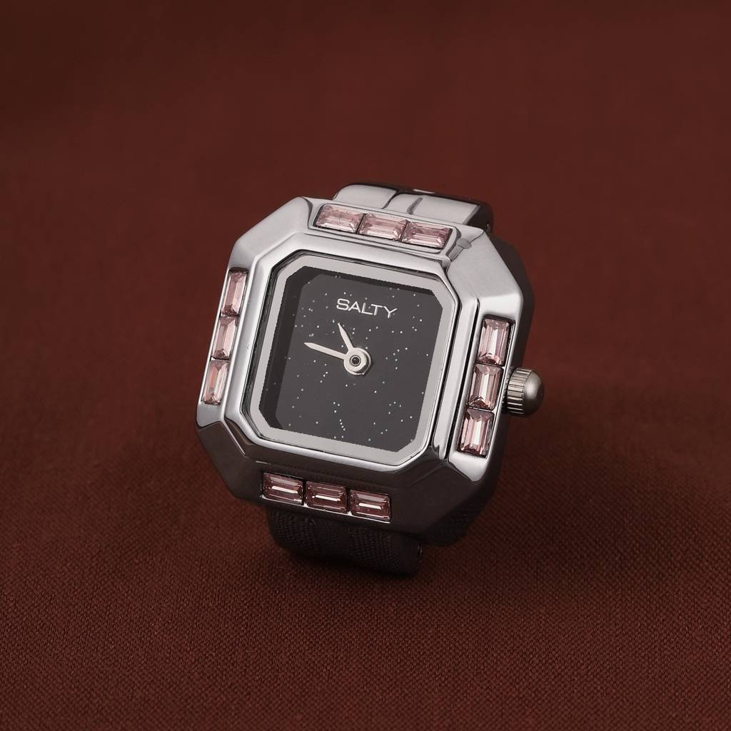 Thunder And Lightning  Watch Rings For Couple : WTRC-003-BU-PK