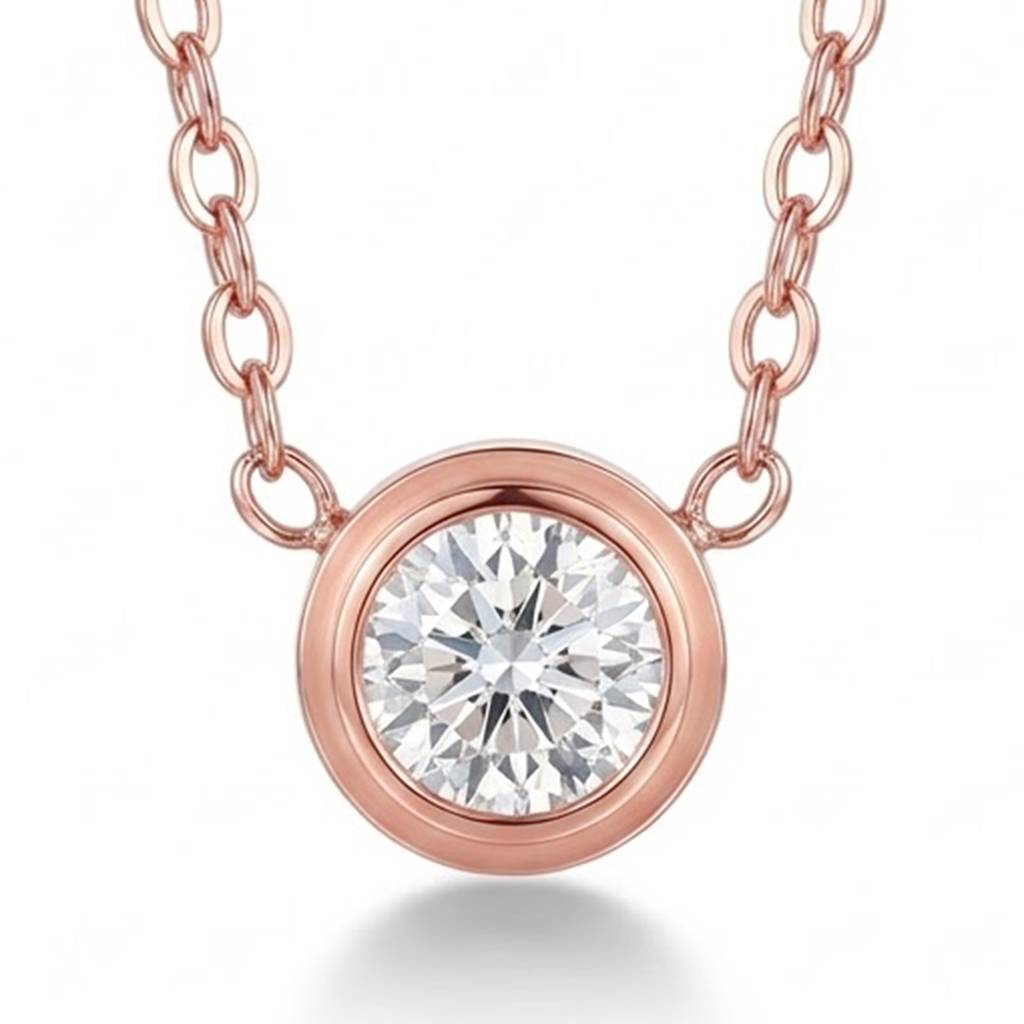 Crystal Studded Pendant Chain Necklace Fashion Jewellery For Women & Girls : PX9P83C