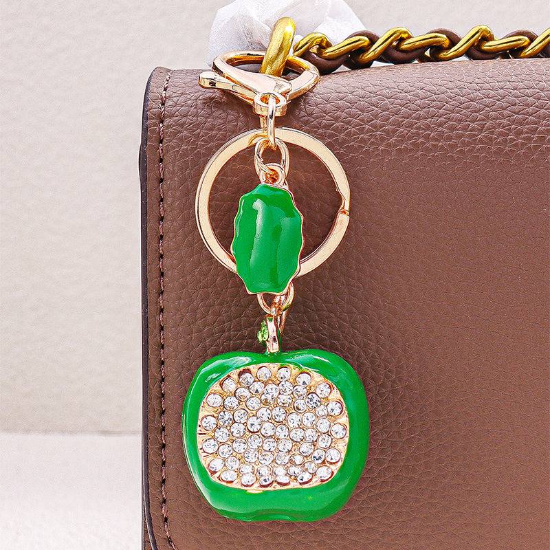 Apple Bag Charm For Girls : C-BG-0052-G-GR