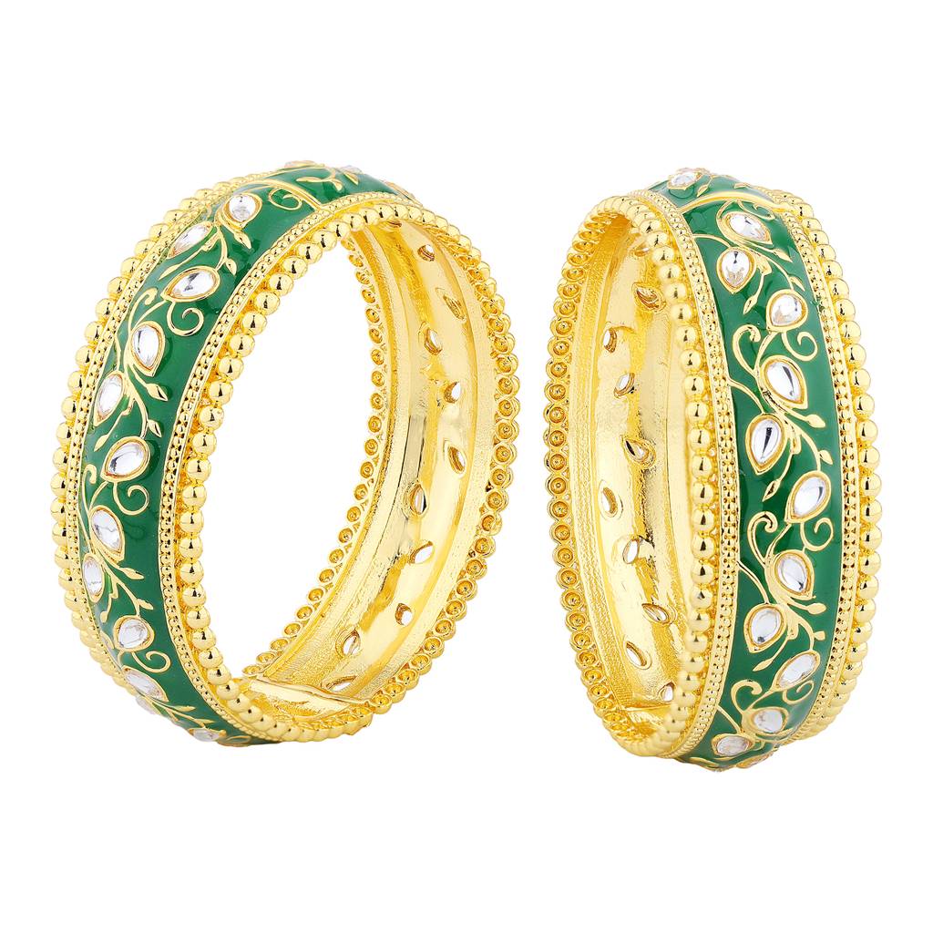 Queens Of Rajasthan Zariya Openable Bangles : 8905124574401